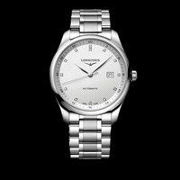 Longines Master Stainless Steel 42 mm Silver Diamonds L2.893.4.77.6
